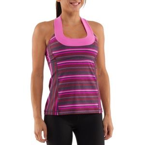 Lululemon Striped Scoop Neck Tank Top